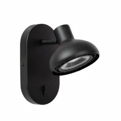 Luminaires Lucide Applique murale Lucide SENSAS Noir, 1 lumière* Spots Et Projecteurs