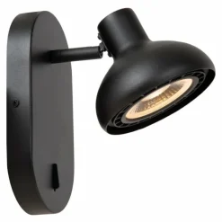 Luminaires Lucide Applique murale Lucide SENSAS Noir, 1 lumière* Spots Et Projecteurs