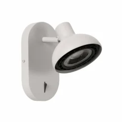 Luminaires Lucide Applique murale Lucide SENSAS Blanc, 1 lumière* Spots Et Projecteurs