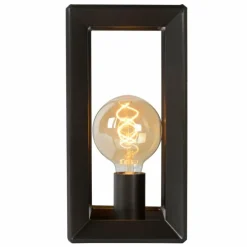 Luminaires Rustiques-Luminaires Lucide Applique murale Lucide THOR Gris, 1 lumière