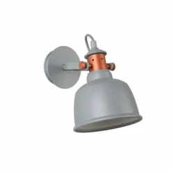 Lampes Industrielles-Luminaires Lucide Applique murale Lucide TJOLL Gris, 1 lumière