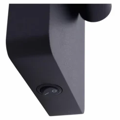 Luminaires Rustiques-Luminaires Lucide Applique murale Lucide WYGO LED Noir, 1 lumière