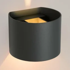 Luminaires Scandinaves-Luminaires Lucide Applique murale Lucide XIO Gris, 1 lumière