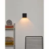 Lampes Dorées-Luminaires Lucide Applique murale Lucide XIO Noir, 1 lumière