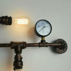 Lampes Industrielles-Luminaires Lutec Applique murale Lutec AMACORD Brun, 5 lumières