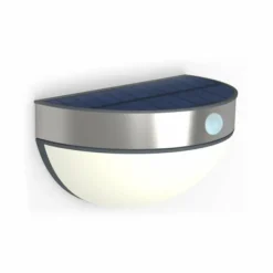 Luminaires Lutec Applique murale Lutec BRICK LED Acier inoxydable, 1 lumière, Détecteur de mouvement