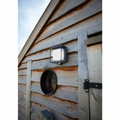 Luminaires Lutec Applique murale Lutec Curtis Solar LED Anthracite, 1 lumière, Détecteur de mouvement