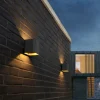 Luminaires Lutec Applique murale Lutec DODD LED Anthracite, 2 lumières