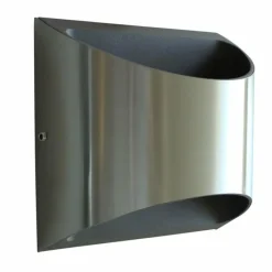 Luminaires Lutec Applique murale Lutec DODD LED Acier inoxydable, 2 lumières