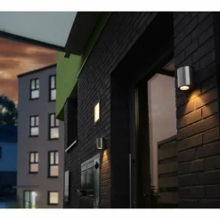 Luminaires Lutec Applique murale Lutec ILUMI LED Acier inoxydable, 1 lumière