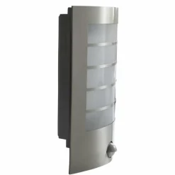 Luminaires Lutec Applique murale Lutec SLIM LED Acier inoxydable, 1 lumière, Détecteur de mouvement