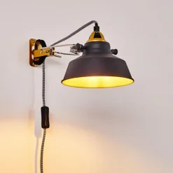 Lampes Dorées-hofstein Applique murale Luven Or, 1 lumière