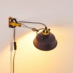 Lampes Dorées-hofstein Applique murale Luven Or, 1 lumière