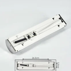 hofstein Applique murale Macaje LED Chrome, Transparent, 1 lumière