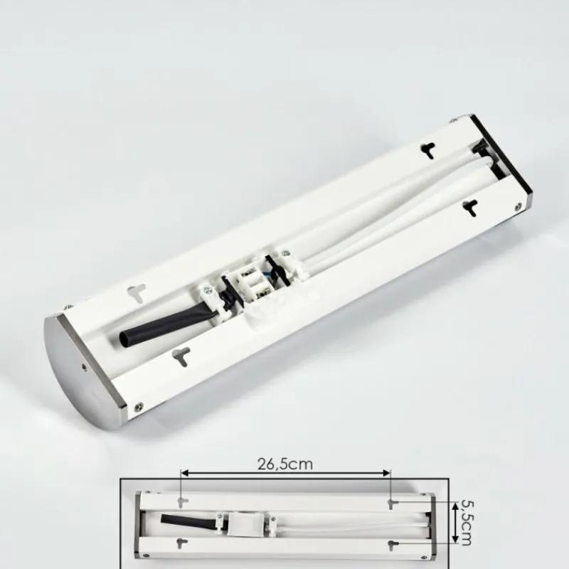 hofstein Applique murale Macaje LED Chrome, Transparent, 1 lumière