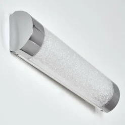 hofstein Applique murale Macaje LED Chrome, Transparent, 1 lumière