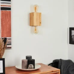 Lampes Vintages & Rétros-hofstein Applique murale Makadade Écru, 2 lumières