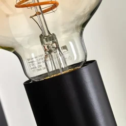 Lampes Industrielles-hofstein Applique murale Malao Noir, 1 lumière