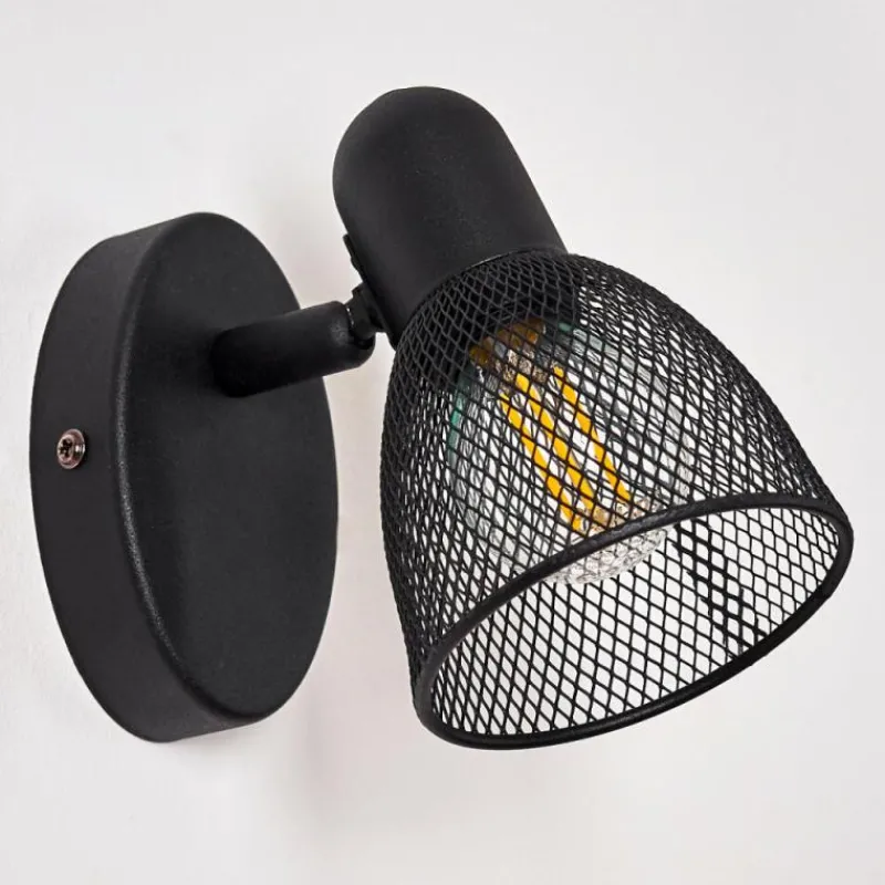 hofstein Applique murale Malawi Noir, 1 lumière