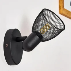 hofstein Applique murale Malawi Noir, 1 lumière