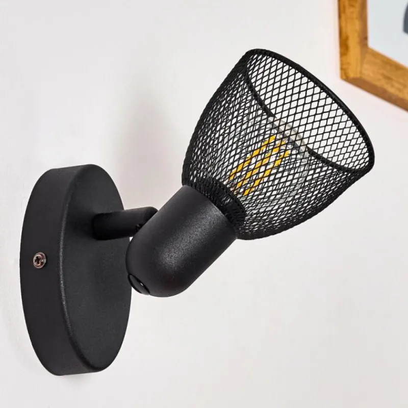 hofstein Applique murale Malawi Noir, 1 lumière