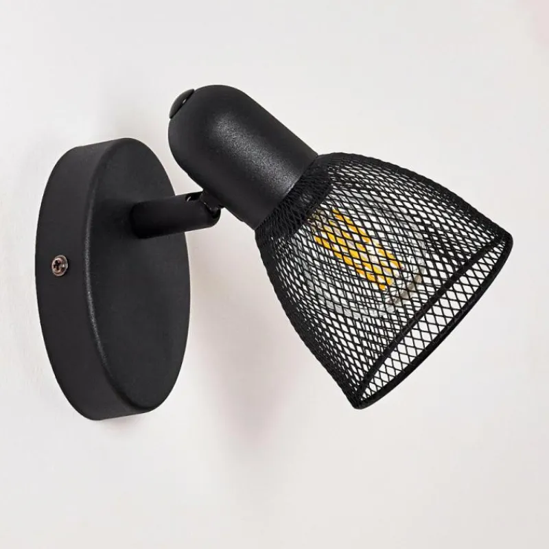 hofstein Applique murale Malawi Noir, 1 lumière