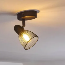 hofstein Applique murale Malawi Noir, 1 lumière