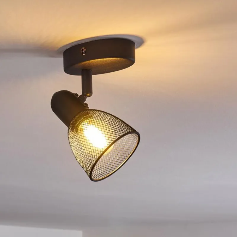 hofstein Applique murale Malawi Noir, 1 lumière