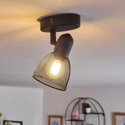 hofstein Applique murale Malawi Noir, 1 lumière