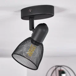 hofstein Applique murale Malawi Noir, 1 lumière