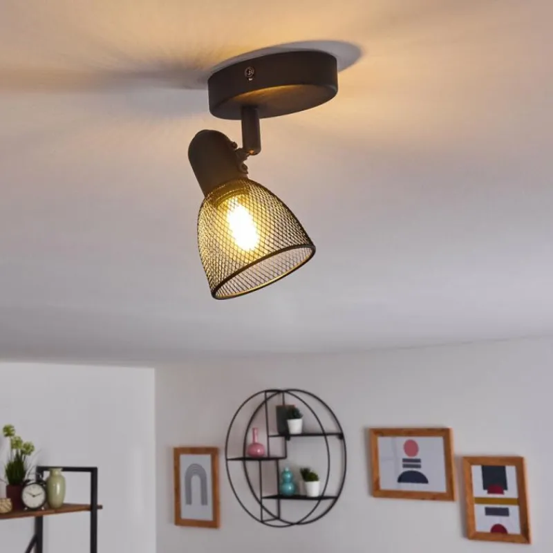 hofstein Applique murale Malawi Noir, 1 lumière