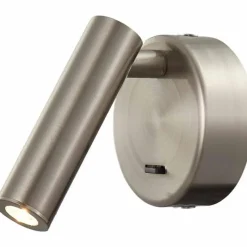 Luminaires Mantra Applique murale Mantra PREA LED Nickel brillant, Nickel mat, 1 lumière* Éclairage Led