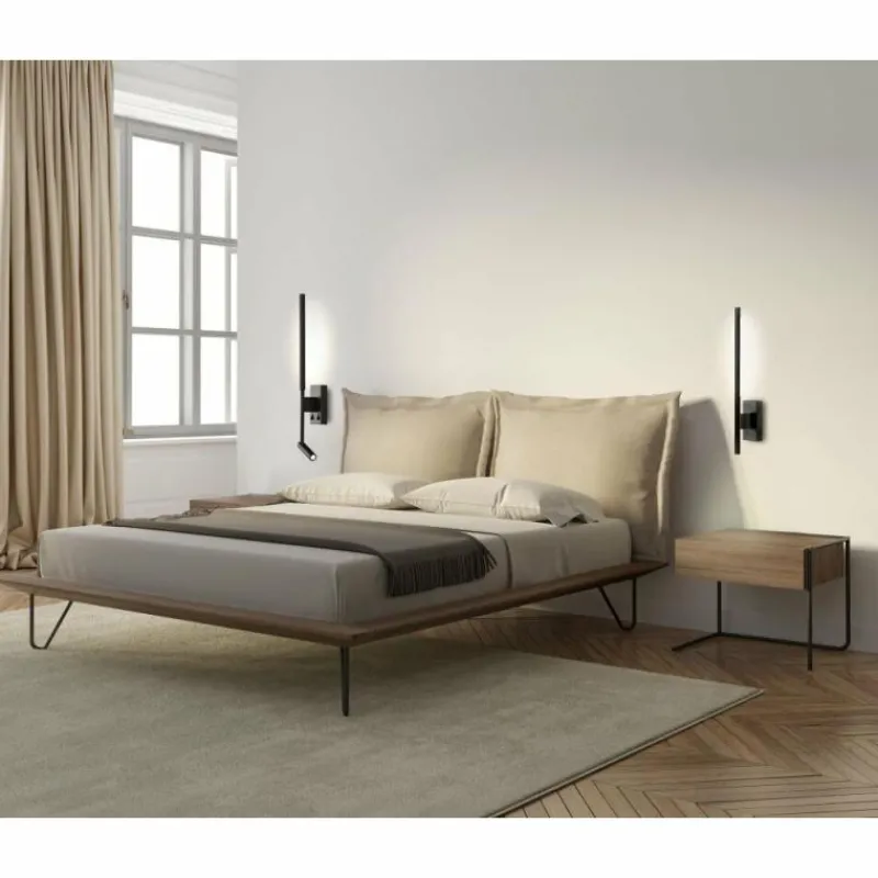 Luminaires Mantra Applique murale Mantra TORCH LED Noir, 2 lumières* Éclairage Led