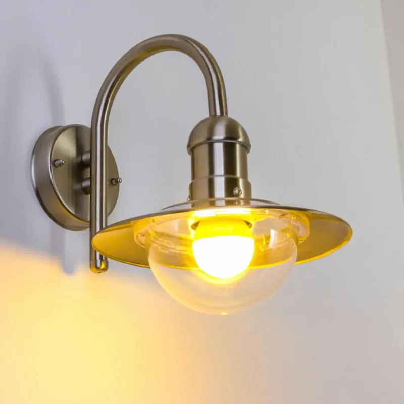 hofstein Applique murale Massive myGarden RADOM Acier inoxydable, 1 lumière