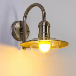 hofstein Applique murale Massive myGarden RADOM Acier inoxydable, 1 lumière