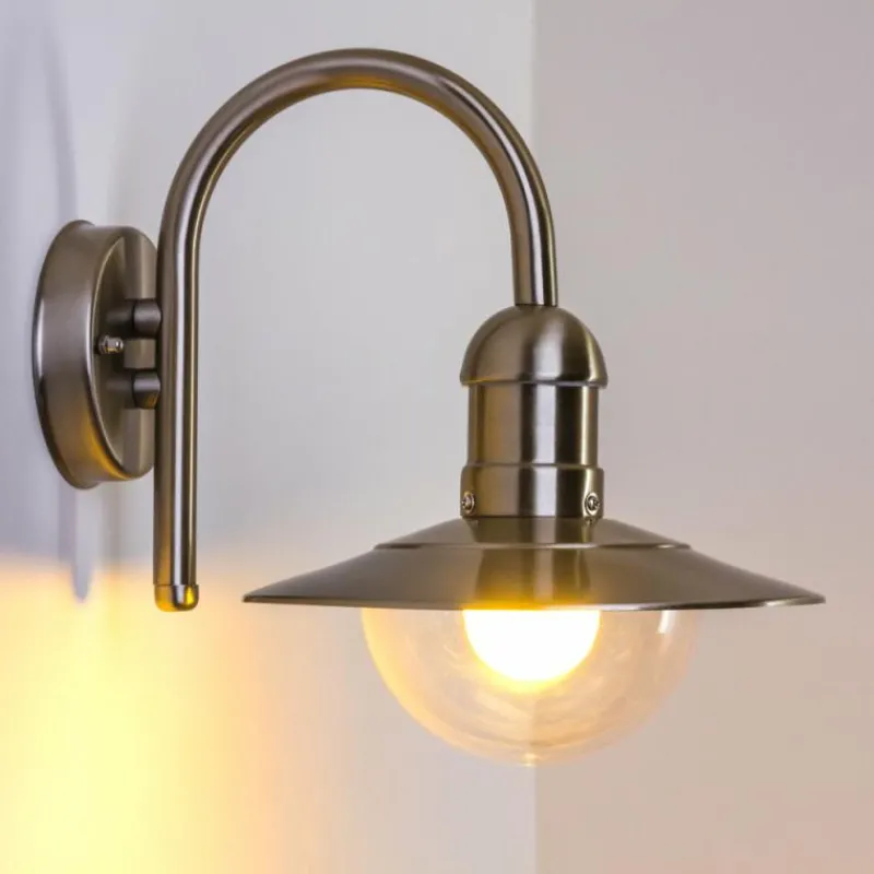 hofstein Applique murale Massive myGarden RADOM Acier inoxydable, 1 lumière