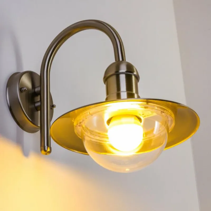 hofstein Applique murale Massive myGarden RADOM Acier inoxydable, 1 lumière