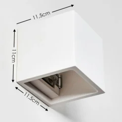 hofstein Applique murale Mazara Blanc, 1 lumière