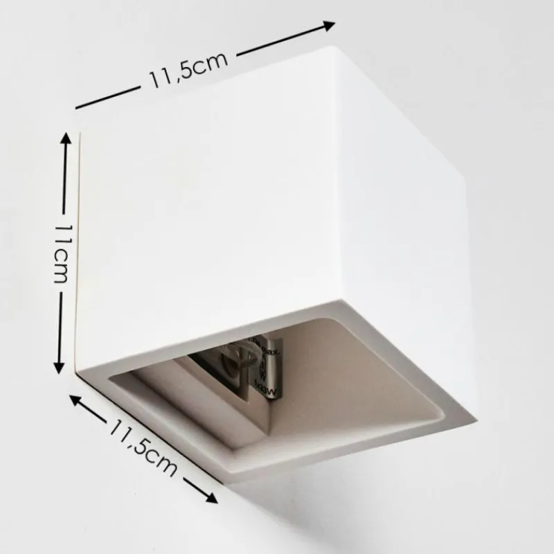 hofstein Applique murale Mazara Blanc, 1 lumière