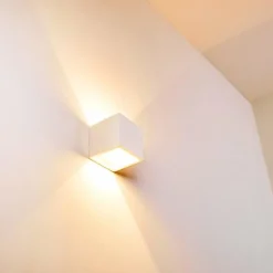 hofstein Applique murale Mazara Blanc, 1 lumière