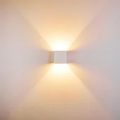 hofstein Applique murale Mazara Blanc, 1 lumière