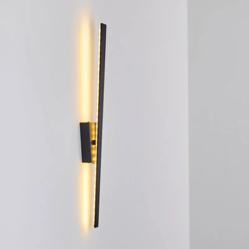 hofstein Applique murale Meels LED Noir, 1 lumière* Éclairage Led