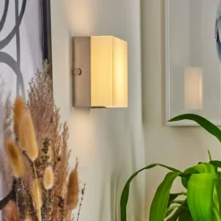 hofstein Applique murale Metaghan LED Chrome, 1 lumière