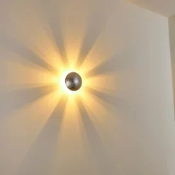 Lampe Turque-hofstein Applique murale Mezia Argenté, 1 lumière