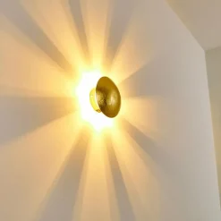 Lampe Turque-hofstein Applique murale Mezia Or, 1 lumière