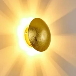 Lampe Turque-hofstein Applique murale Mezia Or, 1 lumière