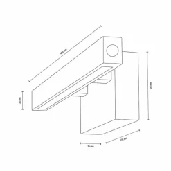 hofstein Applique murale Mixto LED Écru, 1 lumière