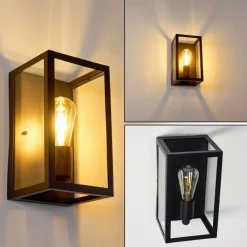 hofstein Applique murale Moatize Noir, 1 lumière