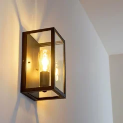 hofstein Applique murale Moatize Noir, 1 lumière