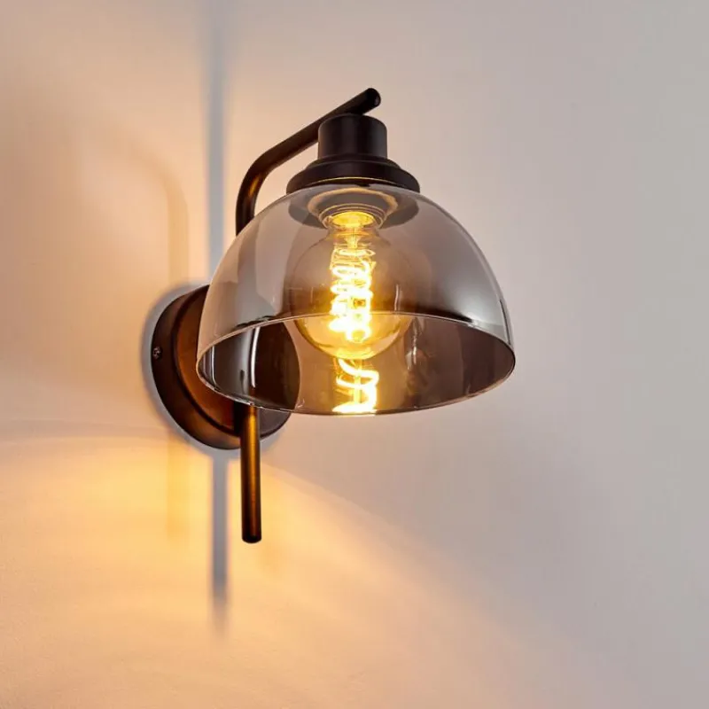 hofstein Applique murale Morzine Noir, 1 lumière